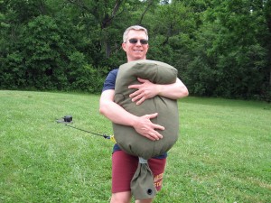 mark mellohusky sandbag training sled pulls