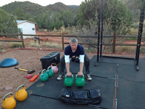mark mellohusky arizona state sedona kettlebell workout farmers carry 