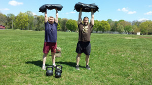 mark mellohusky moses correa sandbag and kettlebell workout