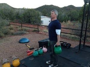 mark mellohusky outdoor training sedona arizona kettlebell workout