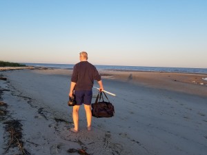 mark mellohusky beach training suitcase carry seven stars fitness tips