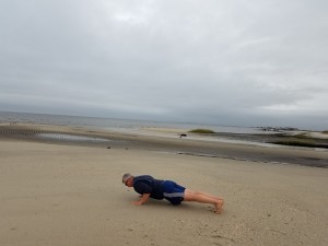 mark mellohusky pushups and beach sprints outdoor workout seven stars fitness