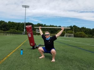 mark mellohusky overhead squat outdoor workout seven stars fitness