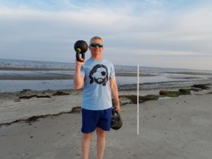 beach walk kettlebell weighted carries snake plisskin mark mellohusky