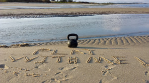 Beach Workout: Kettlebell Swings And Sprints