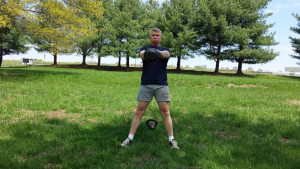 Swings, Crawls And Squats Total Body Kettlebell Workout