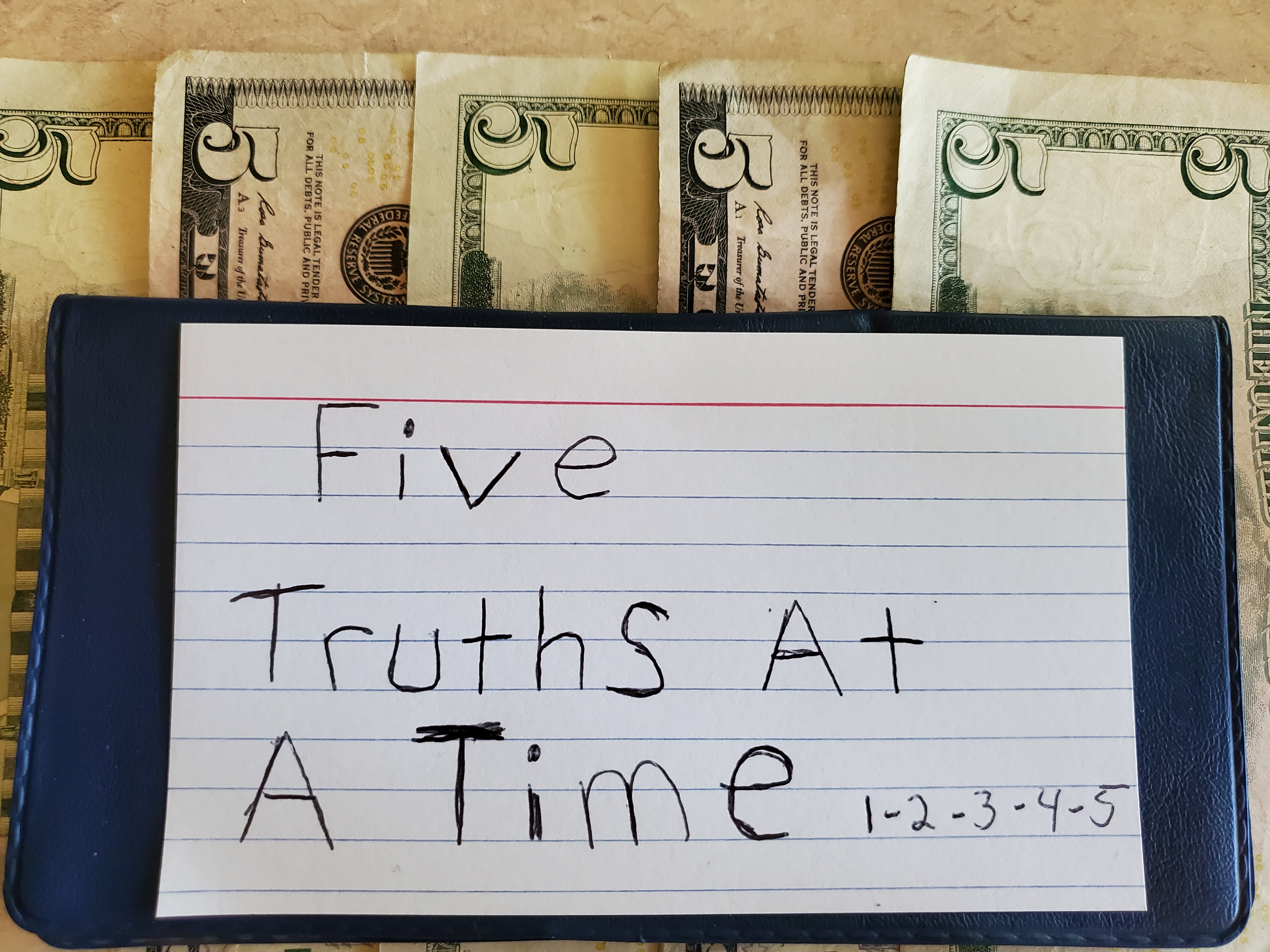 five truths at a time mark mellohusky don't lie to yourself